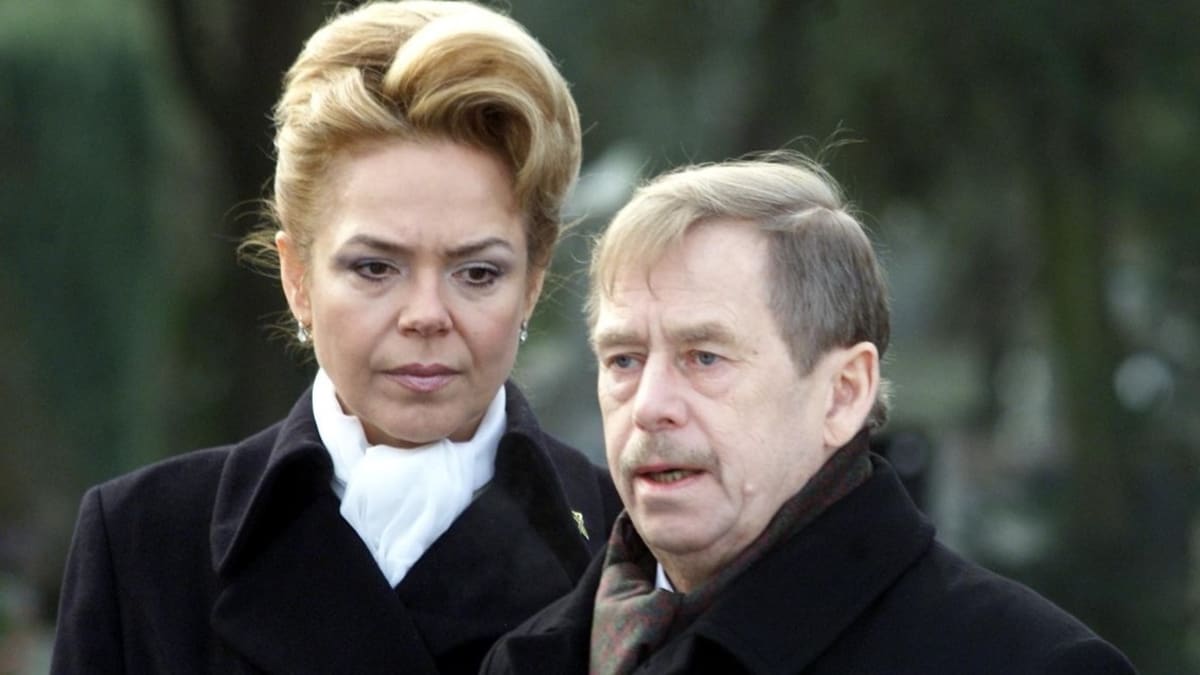 Václav Havel s první dámou