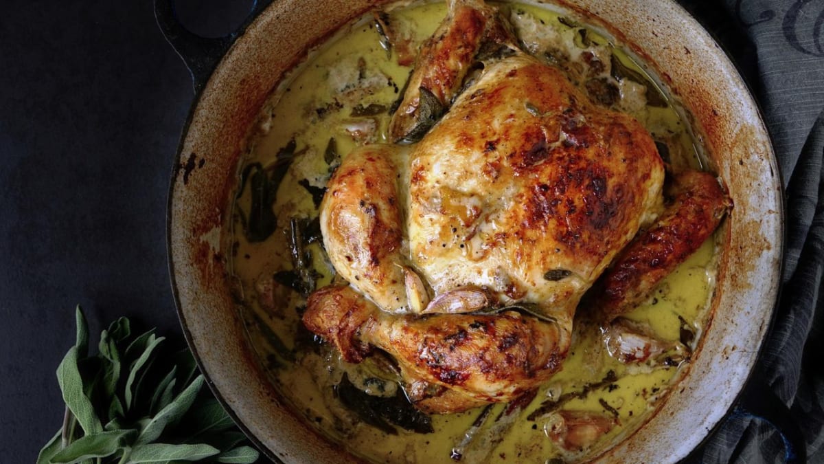 Pečené kuře je největší klasikou.