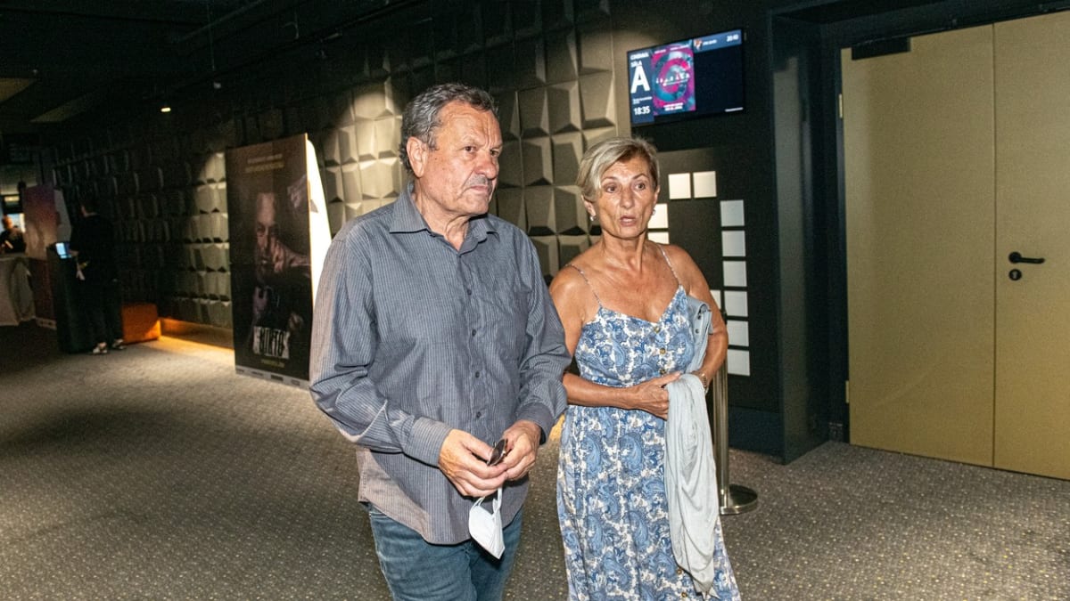 Miroslav Krobot s manželkou Hanou Doulovou.