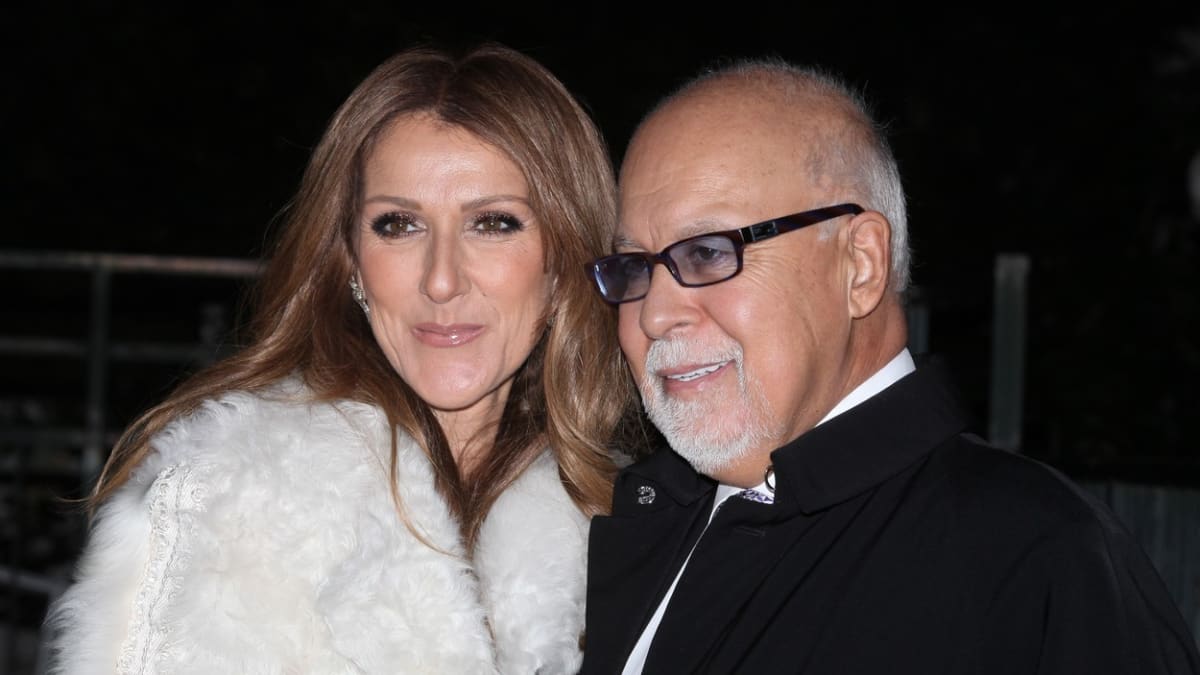 Zpěvačka Céline Dion se zesnulým manželem René Angélilem