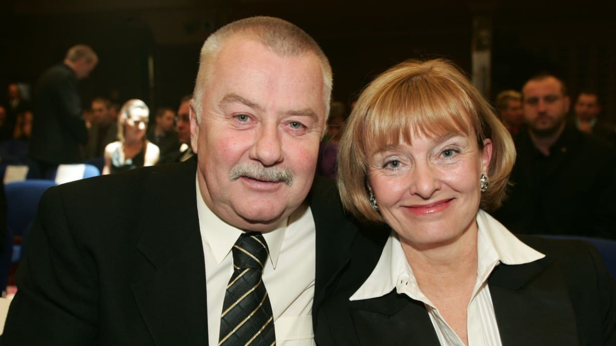 Ladislav Potměšil s manželkou Jaroslavou, s kterou žil padesát let.