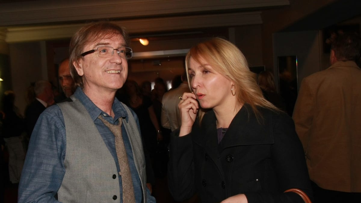 Miroslav Žbirka s manželkou Kateřinou, která mu dělala zároveň manažerku