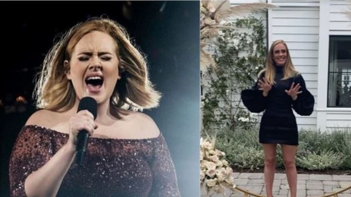 Adele hubne od října minulého roku