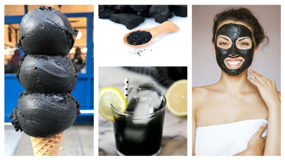 Aktivní uhlí se používá v kosmetice i gastronomii