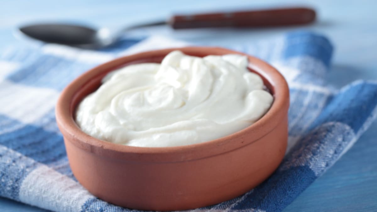 Máslo - řecký jogurt