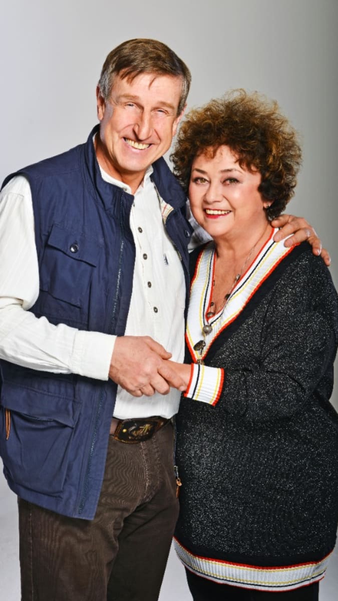 Jana Boušková s Václavem Vydrou