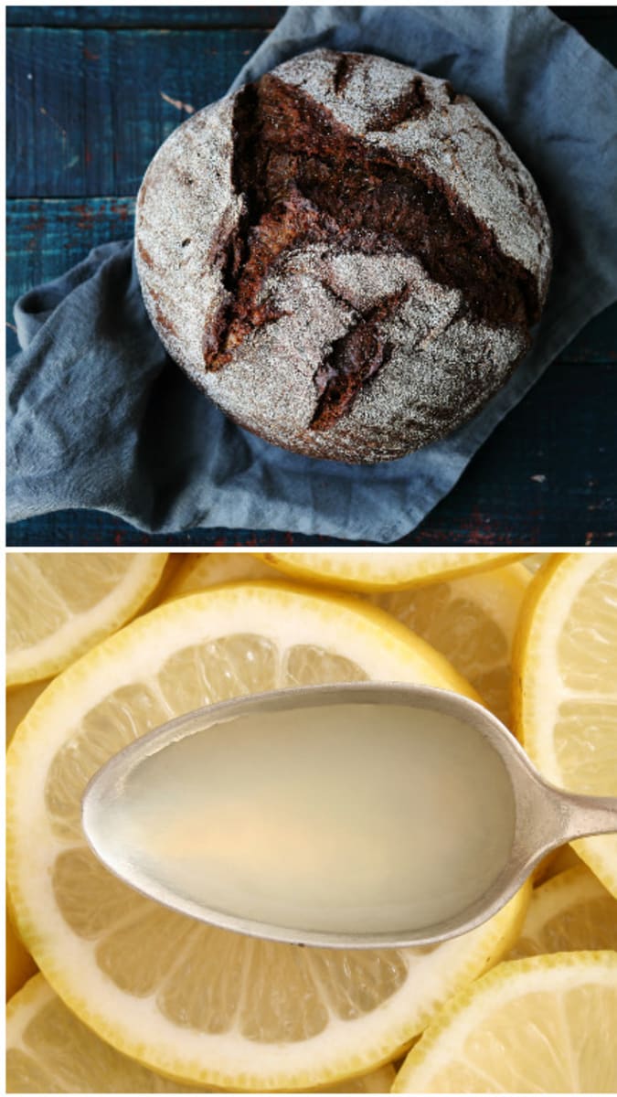 Naučte se správně kombinovat lehká jídla chleba citron