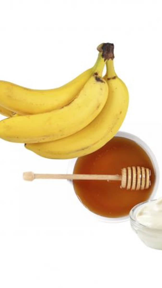 Medovo-banánový zábal na vlasy