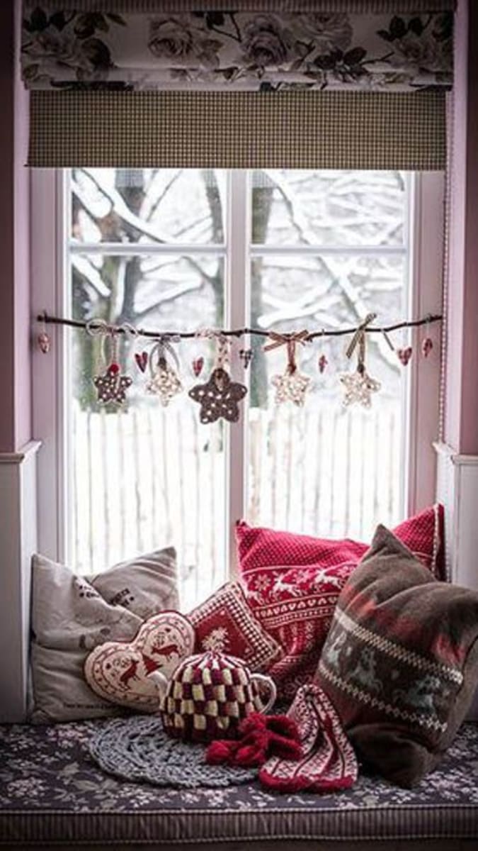 Vánoční dekorace do oken