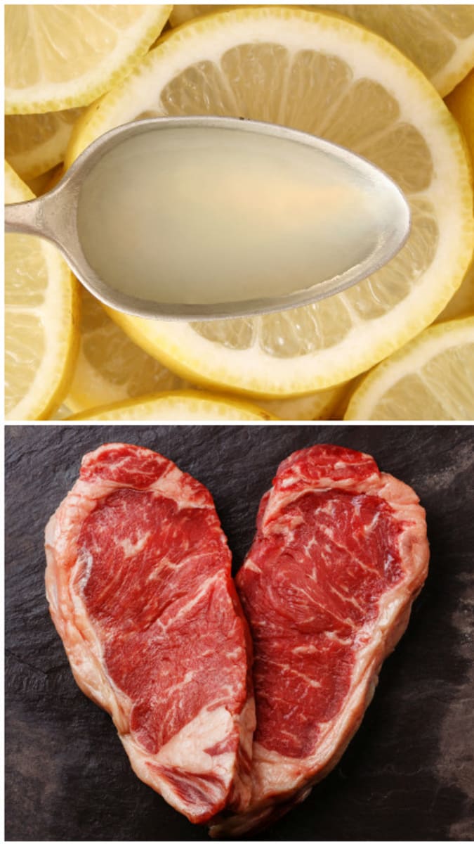 Naučte se správně kombinovat lehká jídla  citron maso