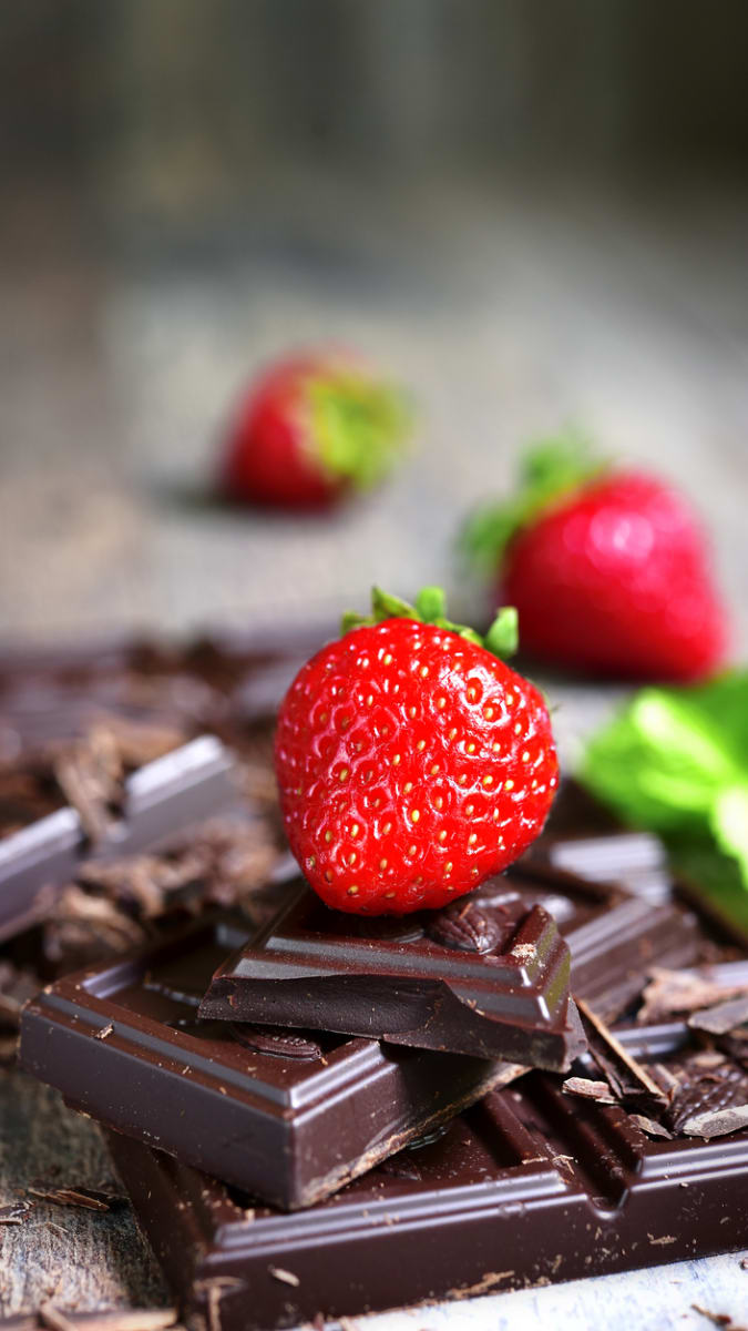 Co o vás prozradí oblíbená čokoláda? jahody