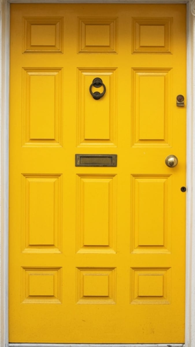 test dveře - žlutá