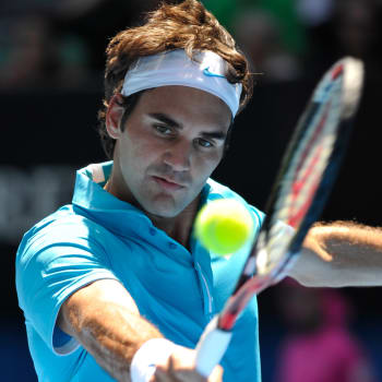 Roger Federer a jeho precizní tenisová práce.