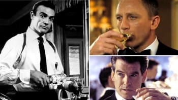 Který Bond ze všech filmových verzí vypil nejvíc alkoholu?