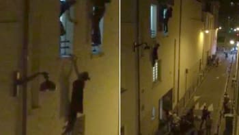 Těhotná žena visící z okna při teroristických útocích v Paříži. Co se s ní stalo?