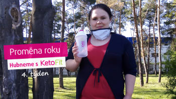 4. týden s keto dietou KetoFit, Dáda se vrací plná motivace