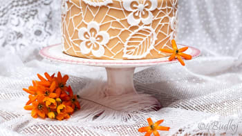 Krajkový dort: Jednoduchý a efektní