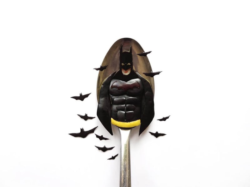 Umění na lžíci - Batman