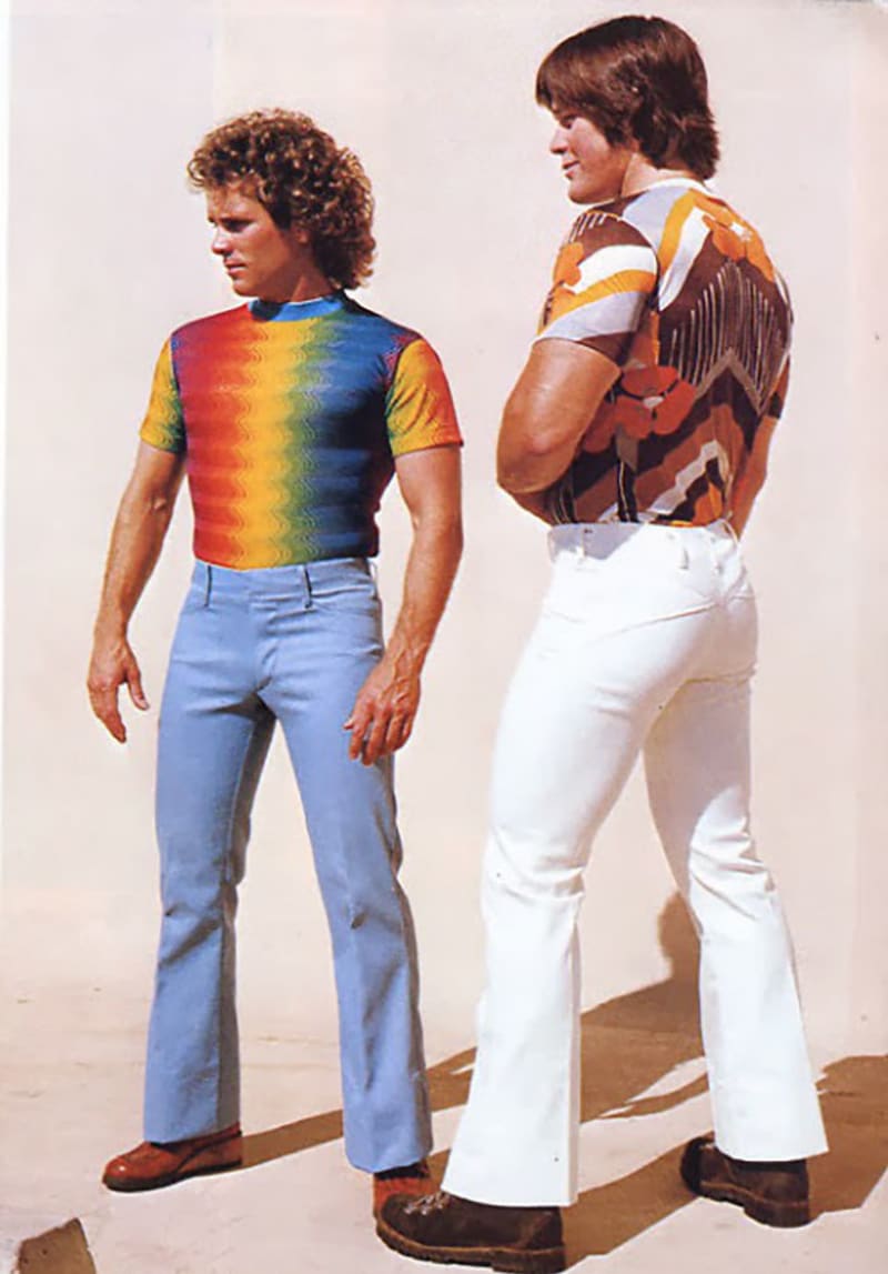 Nevkusná pánská móda 70. let