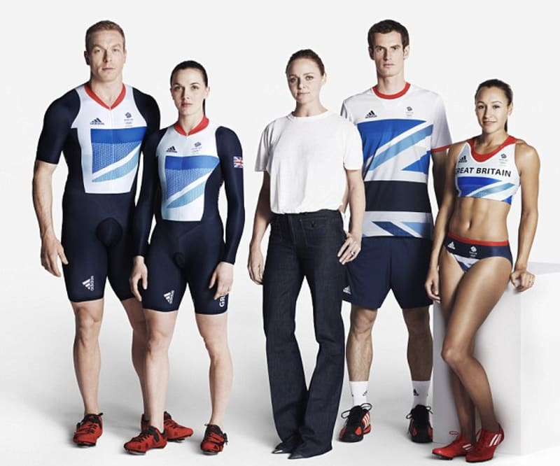 Britské sportovce obléka Stella McCartney a Adidas