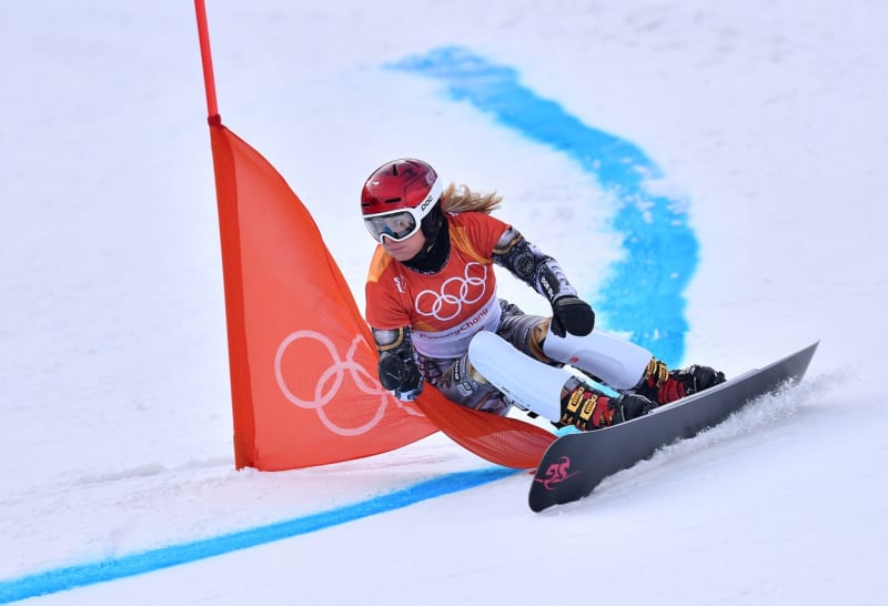 Snowboardistka Ester Ledecká a její vítězná jízda v superobřím slalomu na ZOH 2018