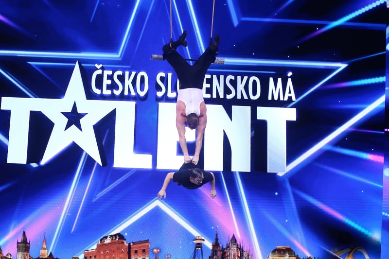Skvělé akrobatické vystoupení v kombinaci s jejich hereckými výrazy si získalo všechny v Incheba Expo aréně v Bratislavě.