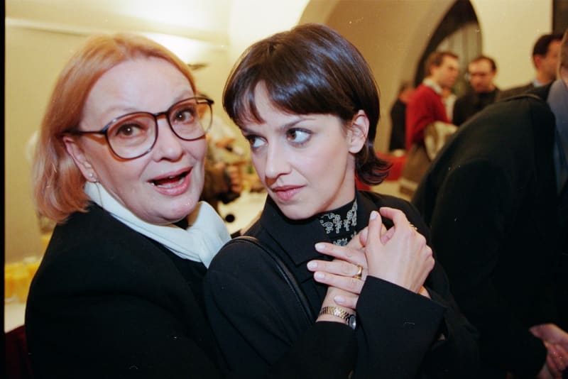 Jana Brejchová s dcerou Terezou Brodskou na snímku z roku 1999.