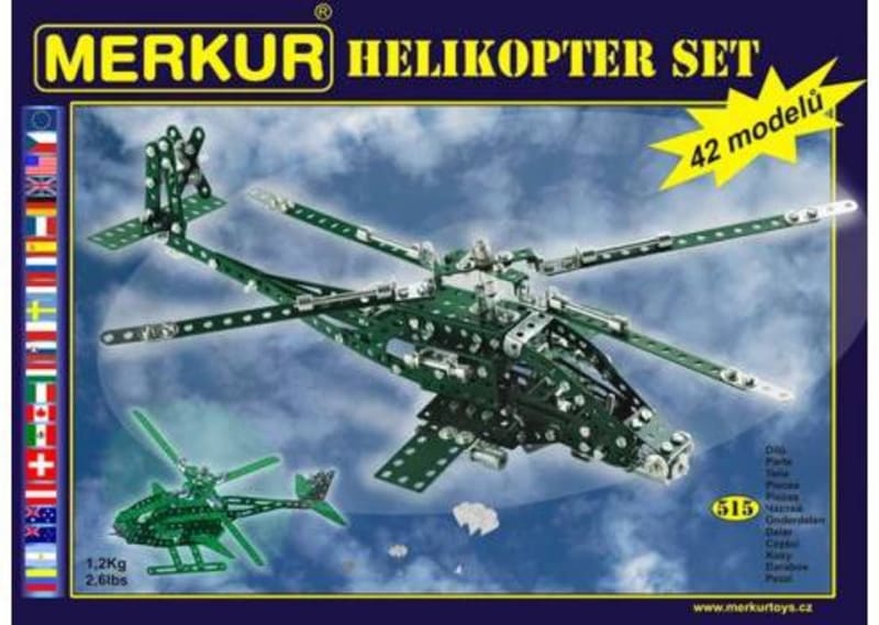 Merkur – Helikopter set, 899 Kč, sparkys.cz