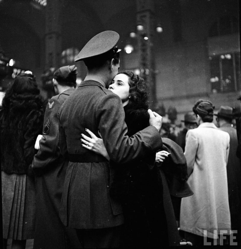New York, Penn Station, duben 1943