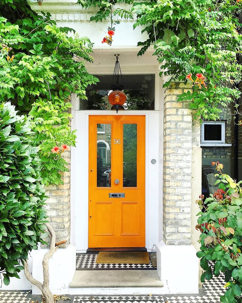Nejkrásnější rozkvetlé dveře Londýna 21