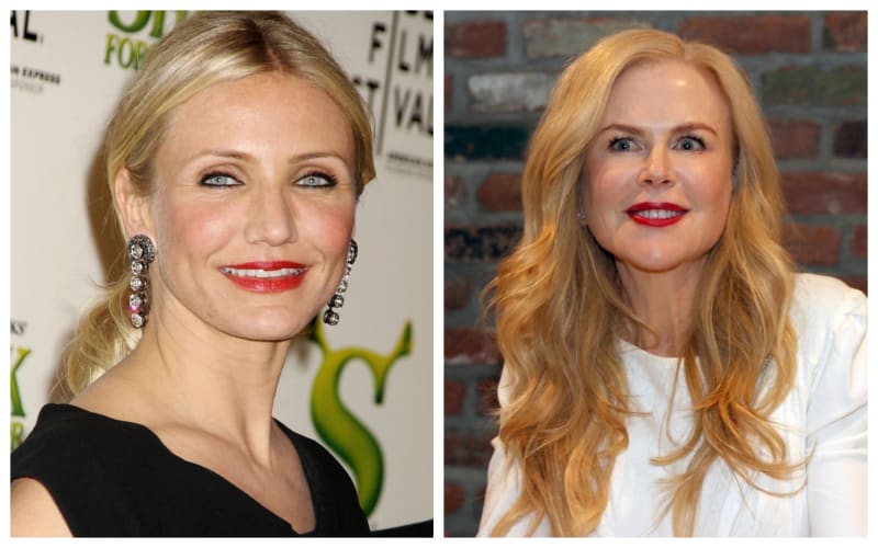Cameron Diazové a Nicole Kidmanové se po botoxu změnily obličeje