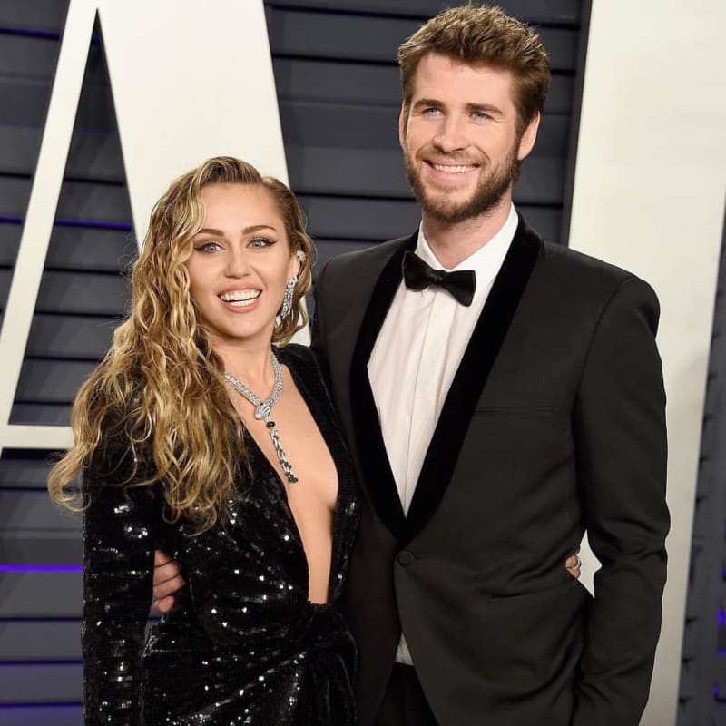 Miley Cyrus s manželem