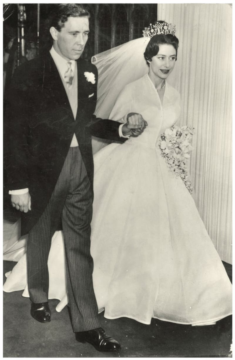 Svatba s fotografem Antonym Armstrong-Jonesem v roce 1960