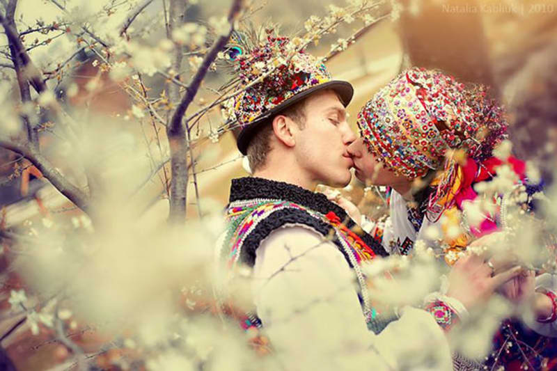 Čerství novomanželé ze Zakarpatské Rusi