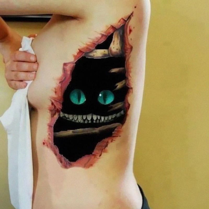 3D tetování - Kočkamá sedm životů, ty taky?