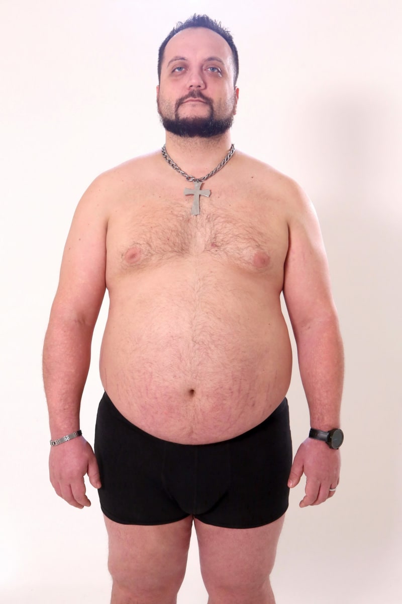 Do pořadu Tlouštíci se přihlásil Jaroslav se 152 kilogramy váhy.