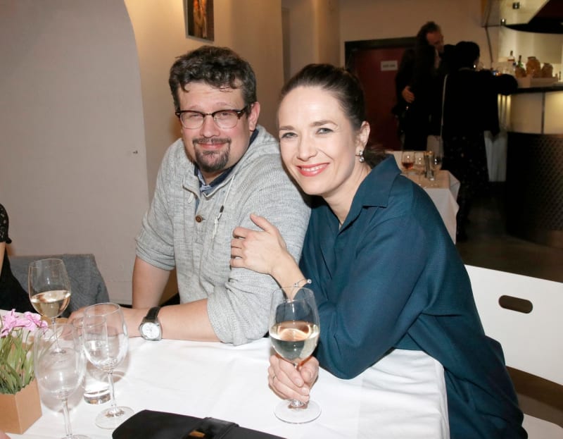 Tereza Kostková s manželem Jakubem Nvotou