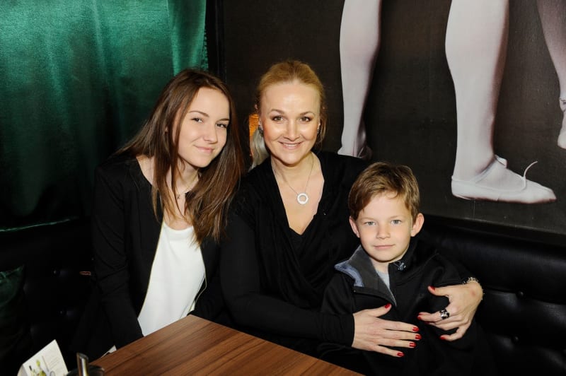 Linda v roce 2015 s dcerou Viktorií a synem Matyášem.