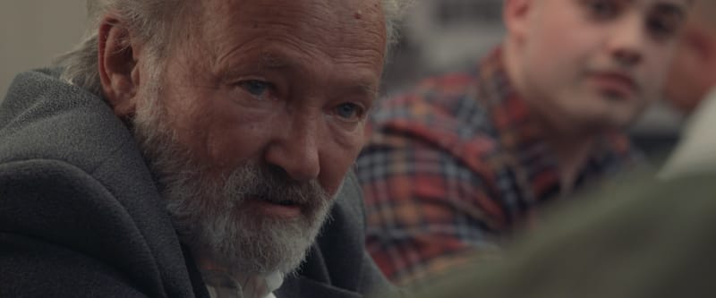 Rudolf Hrušínský ve filmu Stáří není pro sraby.