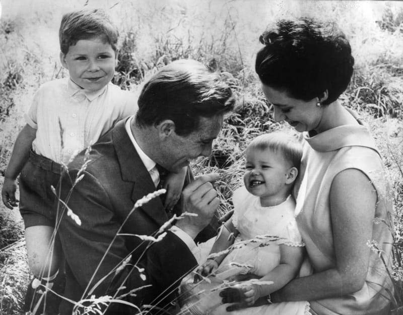 V roce 1965 s manželem a dětmi Davidem a Sarah