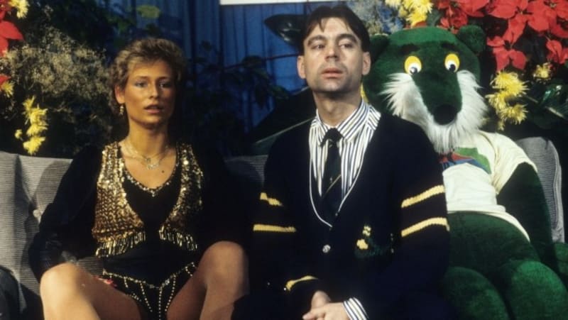 Ondrej Nepela už jako trenér se svou německou svěřenkyní (1988)