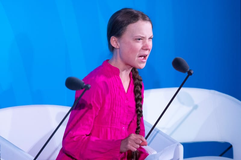 Svedska klimaticka aktivistka Greta Thunbergova