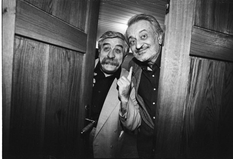 Július Satinský a Milan Lasica vytvořili nezapomenutelnou komediální dvojici. 