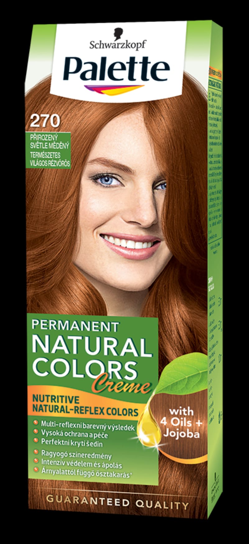 Barva na vlasy inspirovaná odstíny dřeva Palette Permanent Natural Colors, 100 Kč