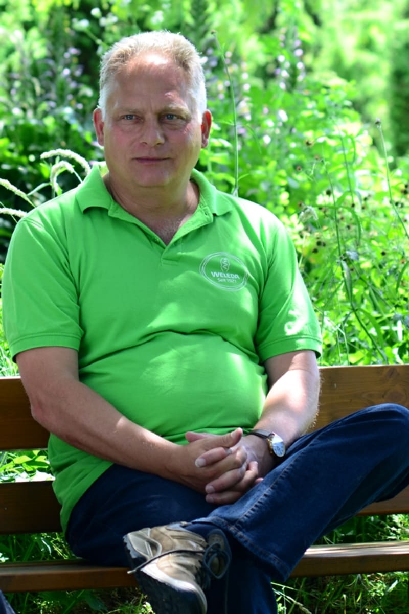 Muž s krásným zaměstnáním - ředitel zahrad, pan Michael Straub