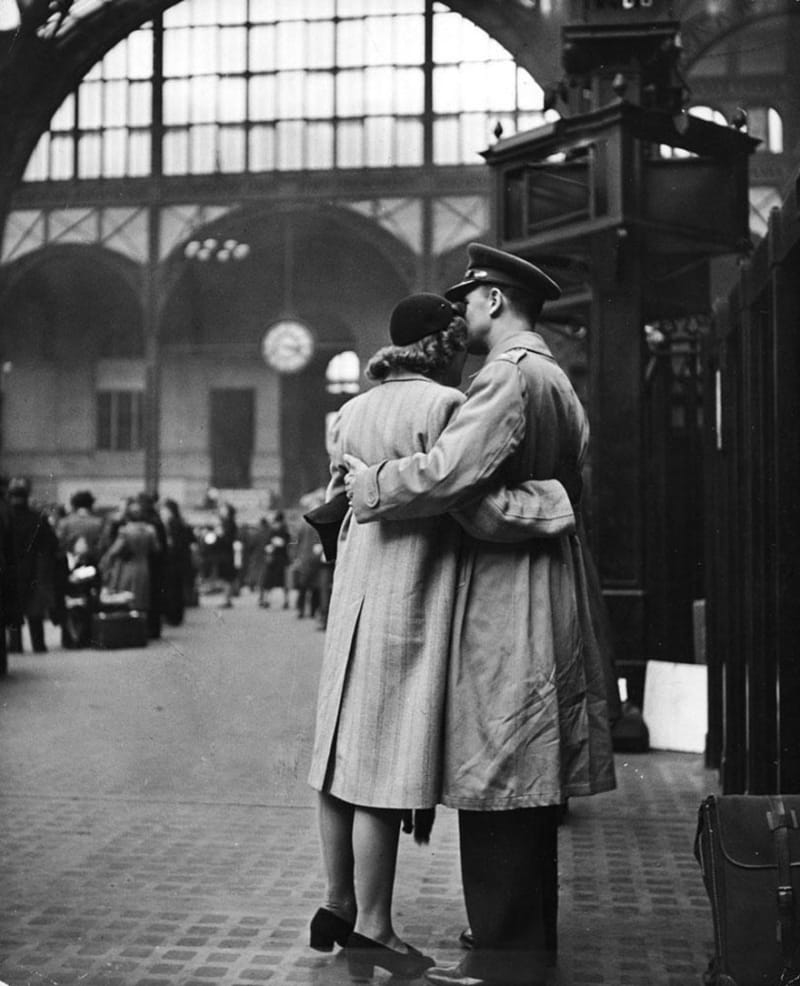 Loučení na Penn Station, duben 1943
