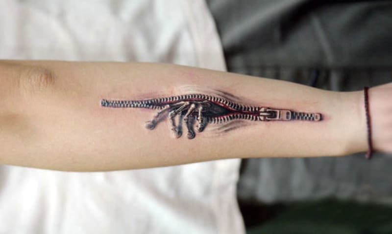 3D tetování - Rychle to zapněte, než vylezeee