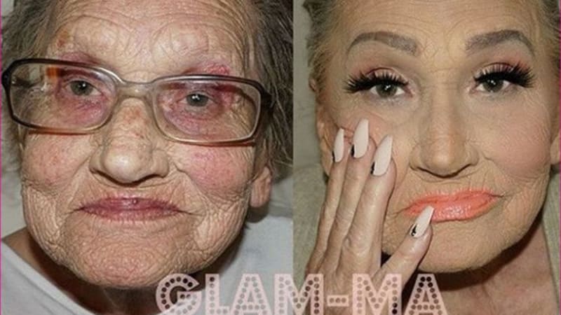 Neuvěřitelná proměna: Osmdesátiletá babička je novou královnou contouringu
