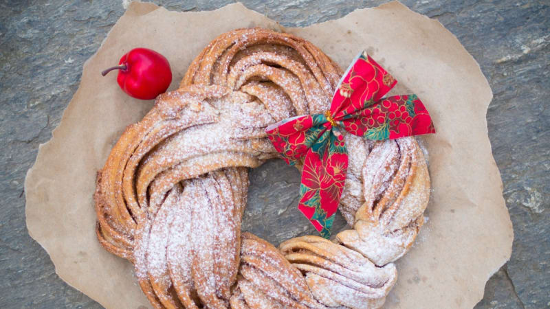 Upečte si: Vánoční kringel z červené pšenice