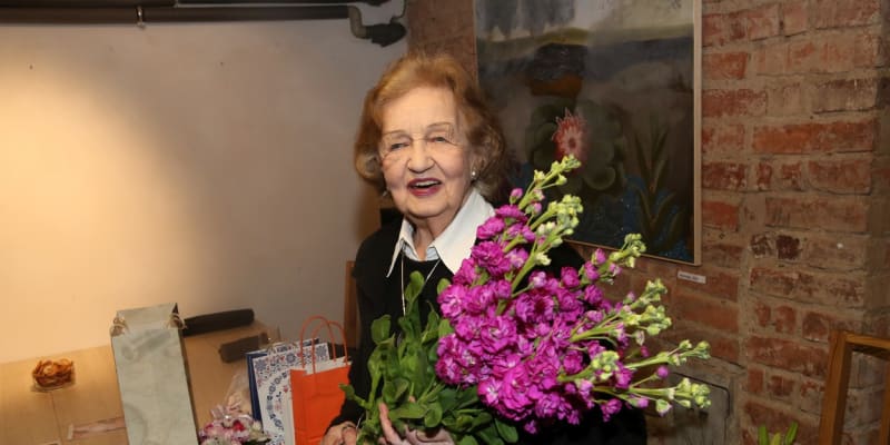 Herečka Blanka Bohdanová, oslava devadesátých narozenin.